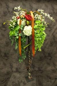 Compenser l’envoi de fleurs par un don Du deuil en fleurs permanentes